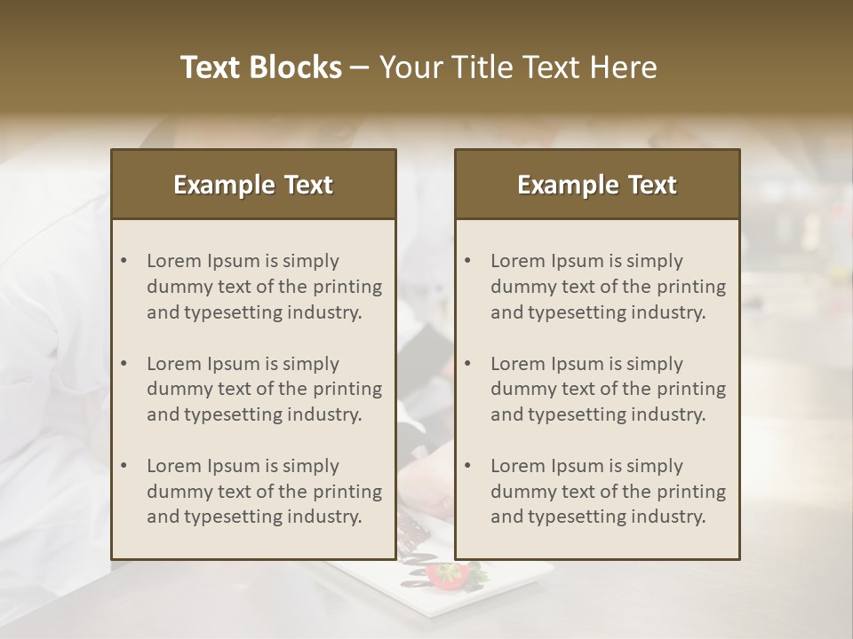 Chef Dish Sweet PowerPoint Template