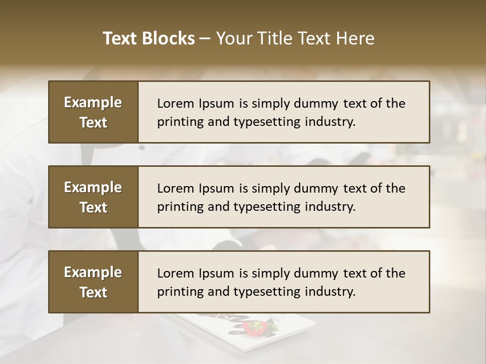 Chef Dish Sweet PowerPoint Template