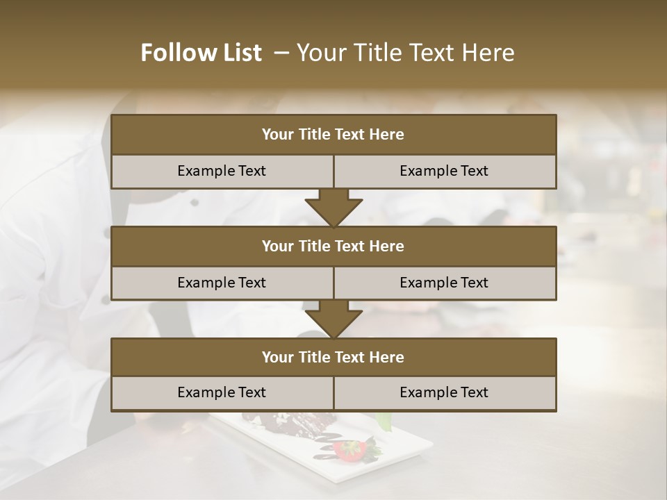 Chef Dish Sweet PowerPoint Template