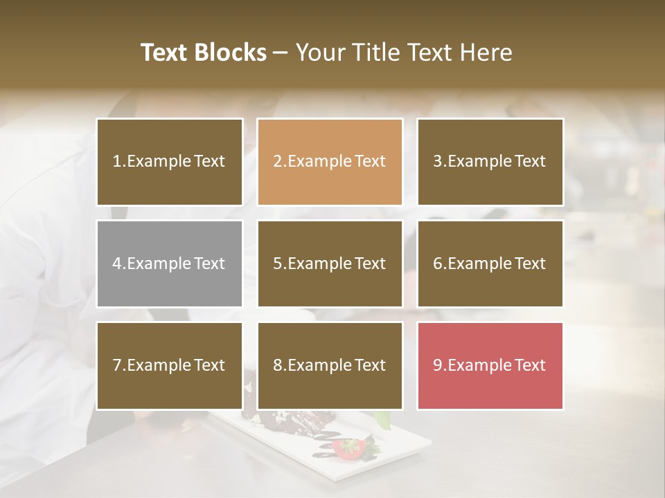 Chef Dish Sweet PowerPoint Template