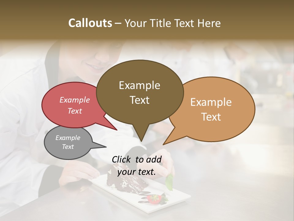 Chef Dish Sweet PowerPoint Template