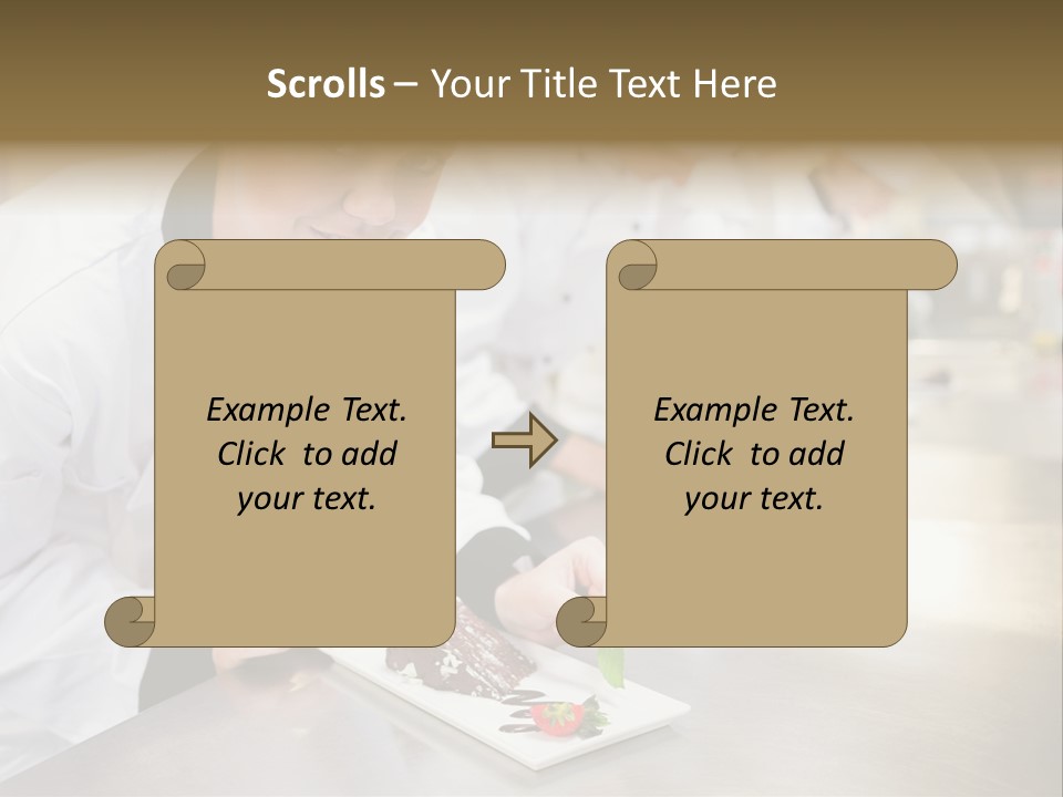Chef Dish Sweet PowerPoint Template