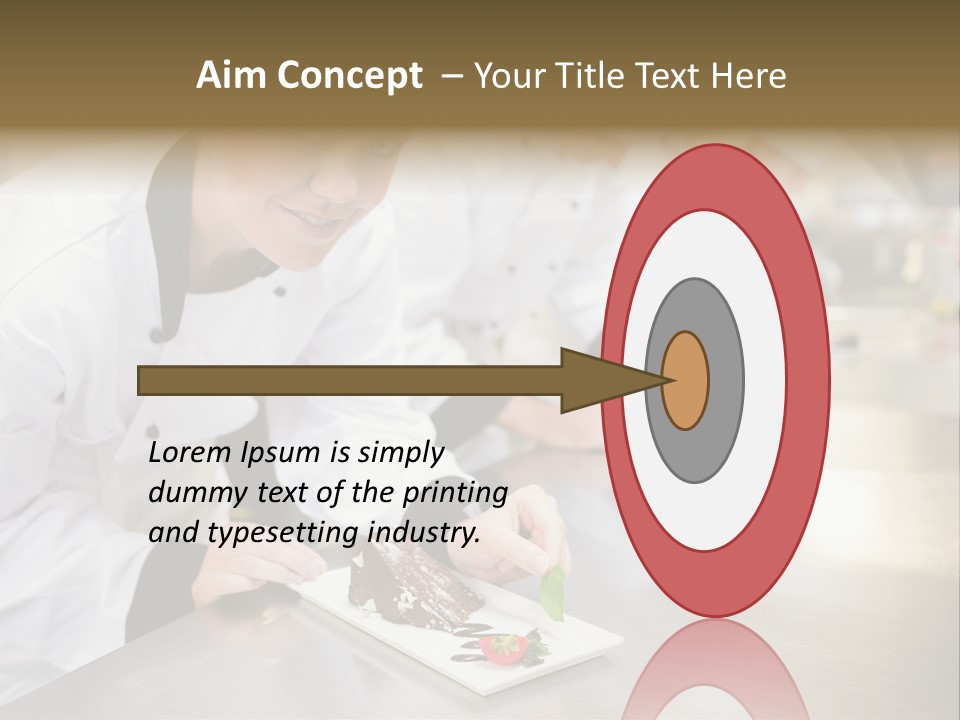 Chef Dish Sweet PowerPoint Template