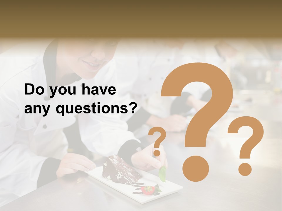 Chef Dish Sweet PowerPoint Template