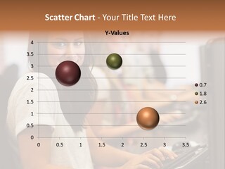 Male Notebook Desk PowerPoint Template