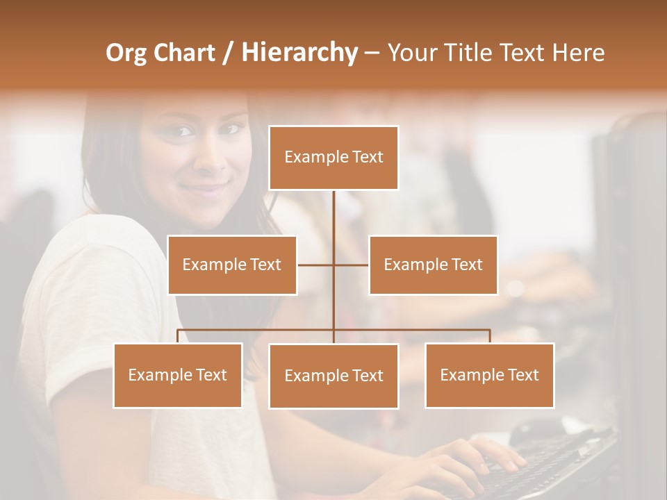 Male Notebook Desk PowerPoint Template