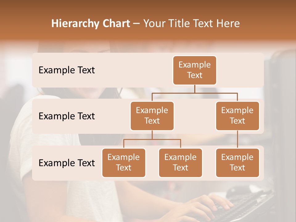 Male Notebook Desk PowerPoint Template
