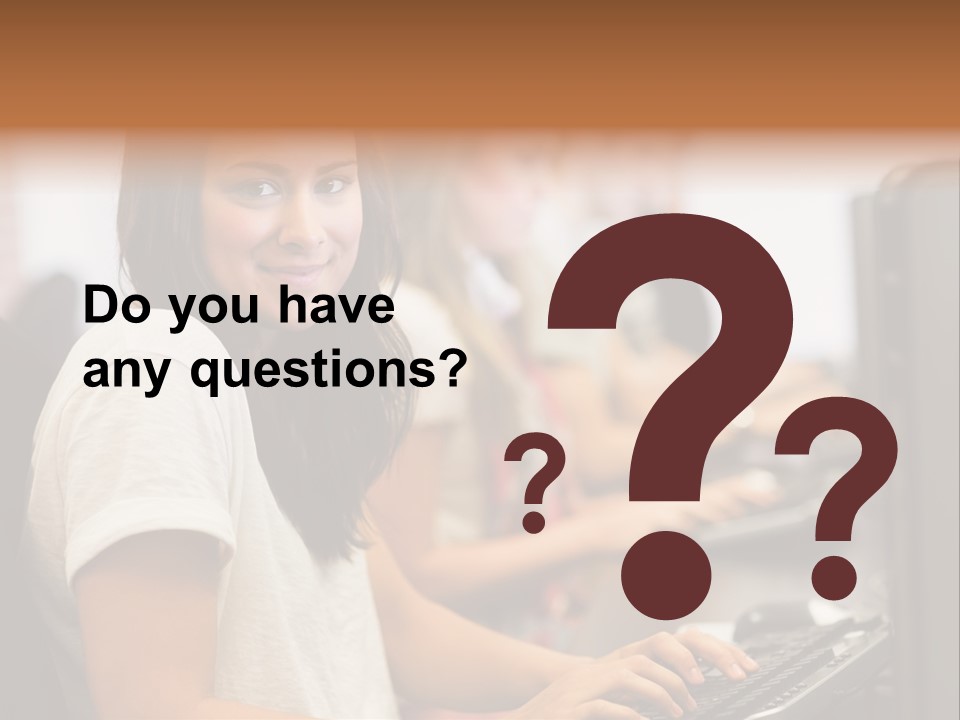 Male Notebook Desk PowerPoint Template