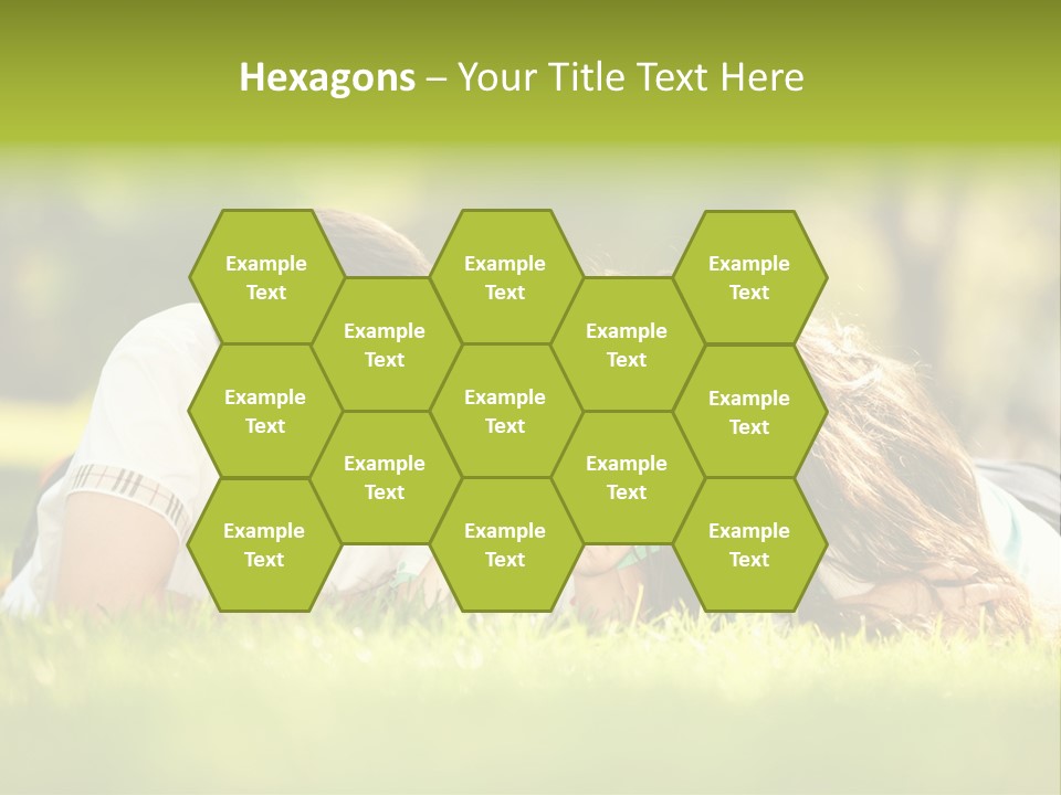 Child Green Man PowerPoint Template