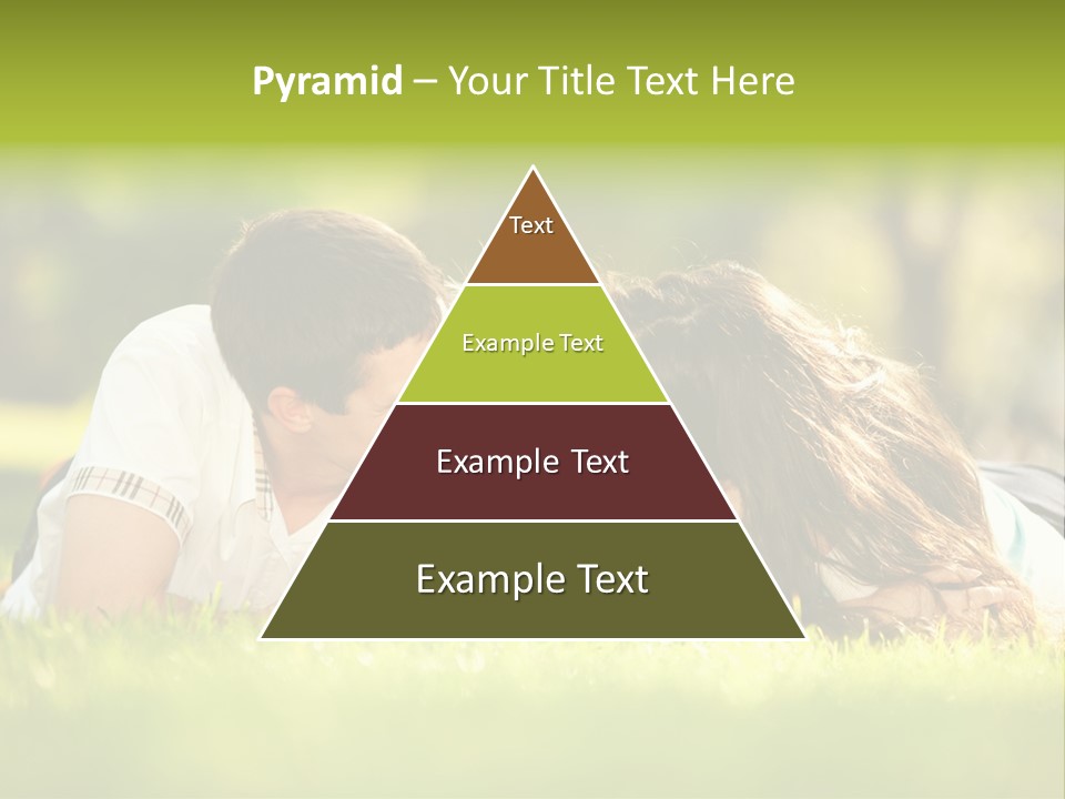 Child Green Man PowerPoint Template