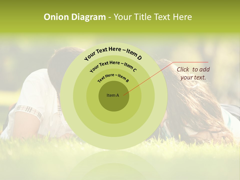 Child Green Man PowerPoint Template