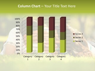 Child Green Man PowerPoint Template