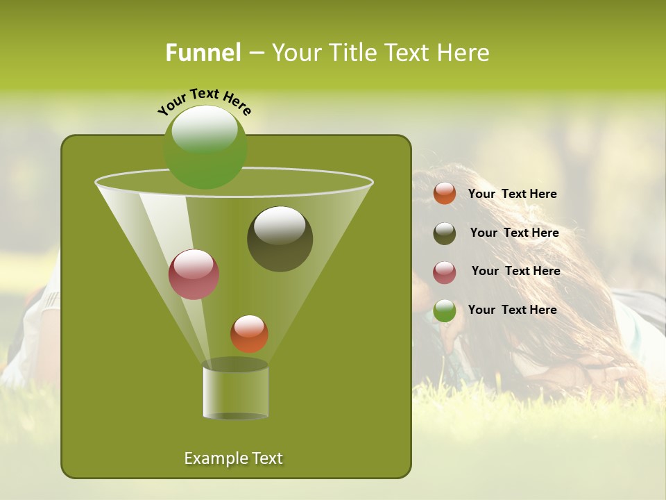 Child Green Man PowerPoint Template