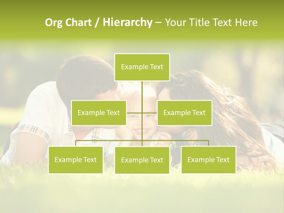 Child Green Man PowerPoint Template