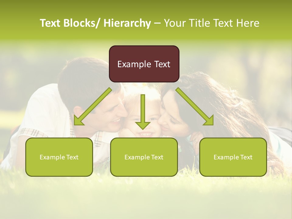 Child Green Man PowerPoint Template