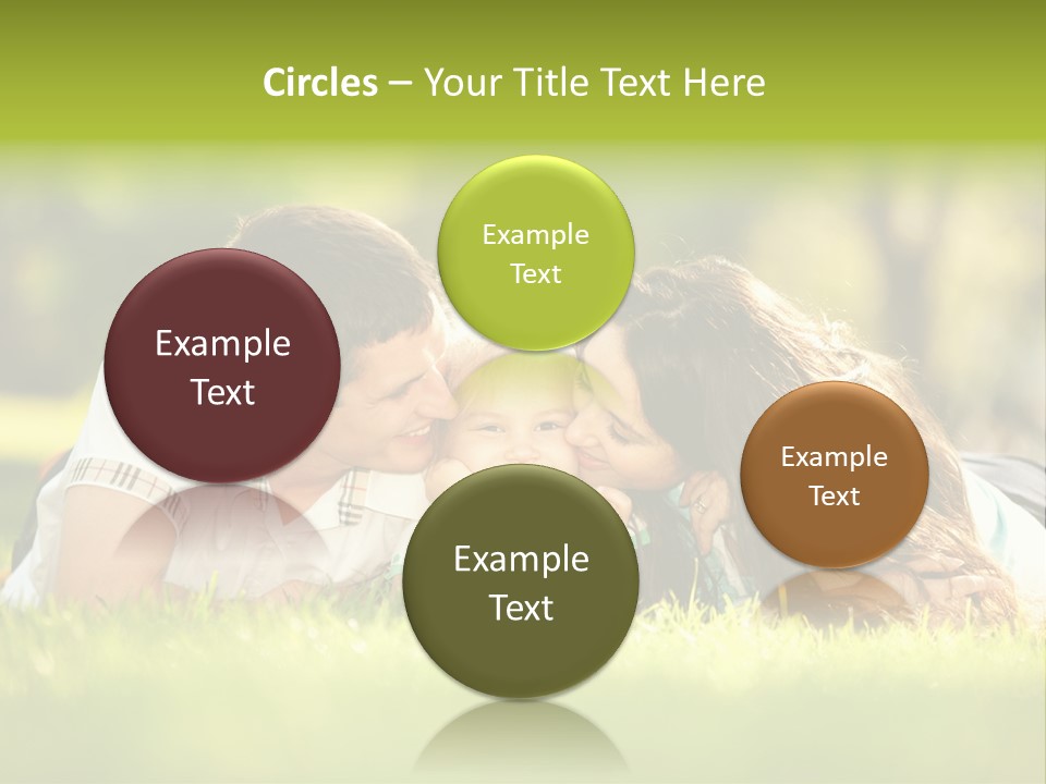 Child Green Man PowerPoint Template