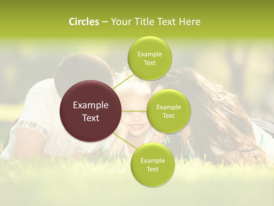 Child Green Man PowerPoint Template