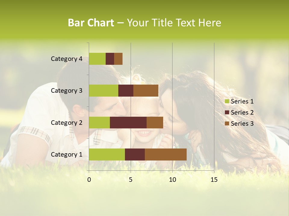 Child Green Man PowerPoint Template