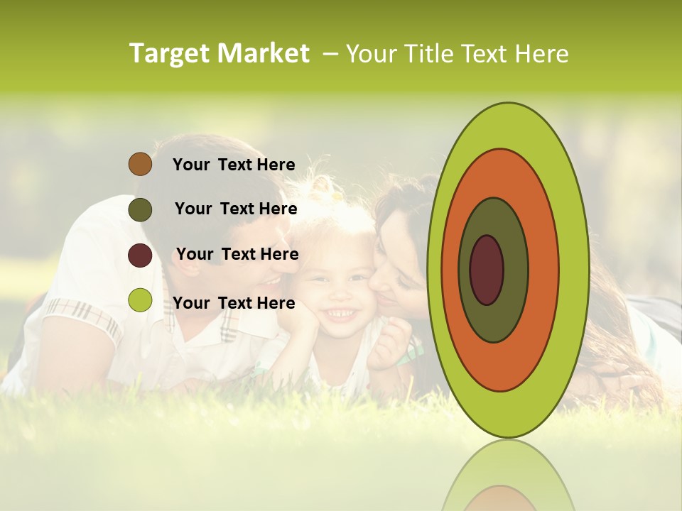 Child Green Man PowerPoint Template