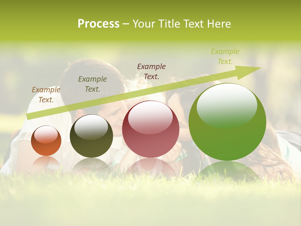 Child Green Man PowerPoint Template