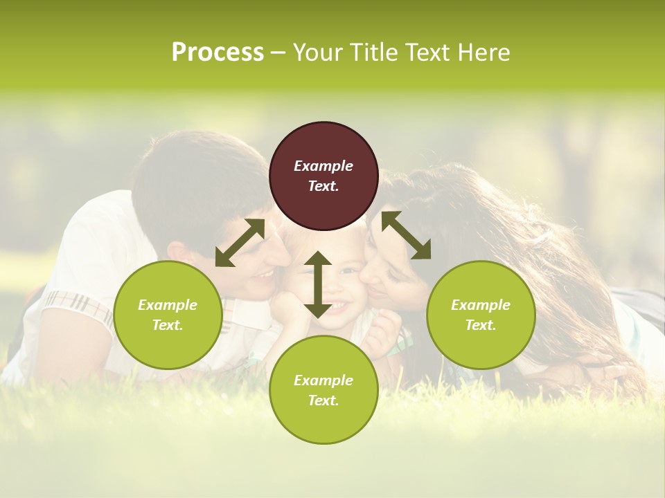 Child Green Man PowerPoint Template