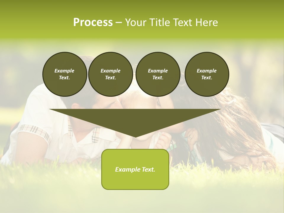 Child Green Man PowerPoint Template