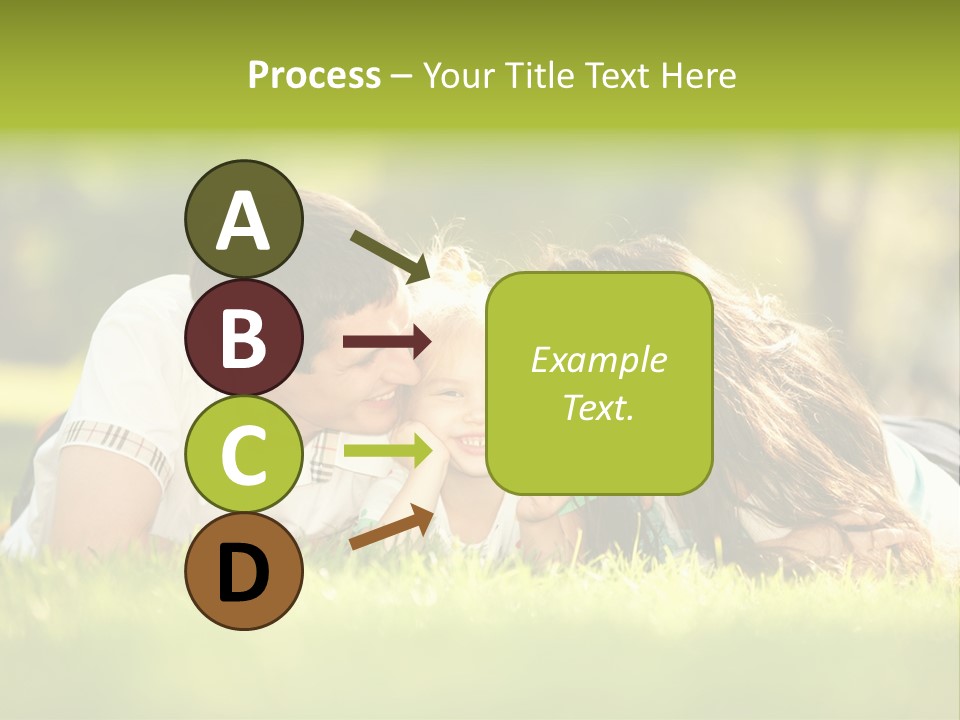 Child Green Man PowerPoint Template