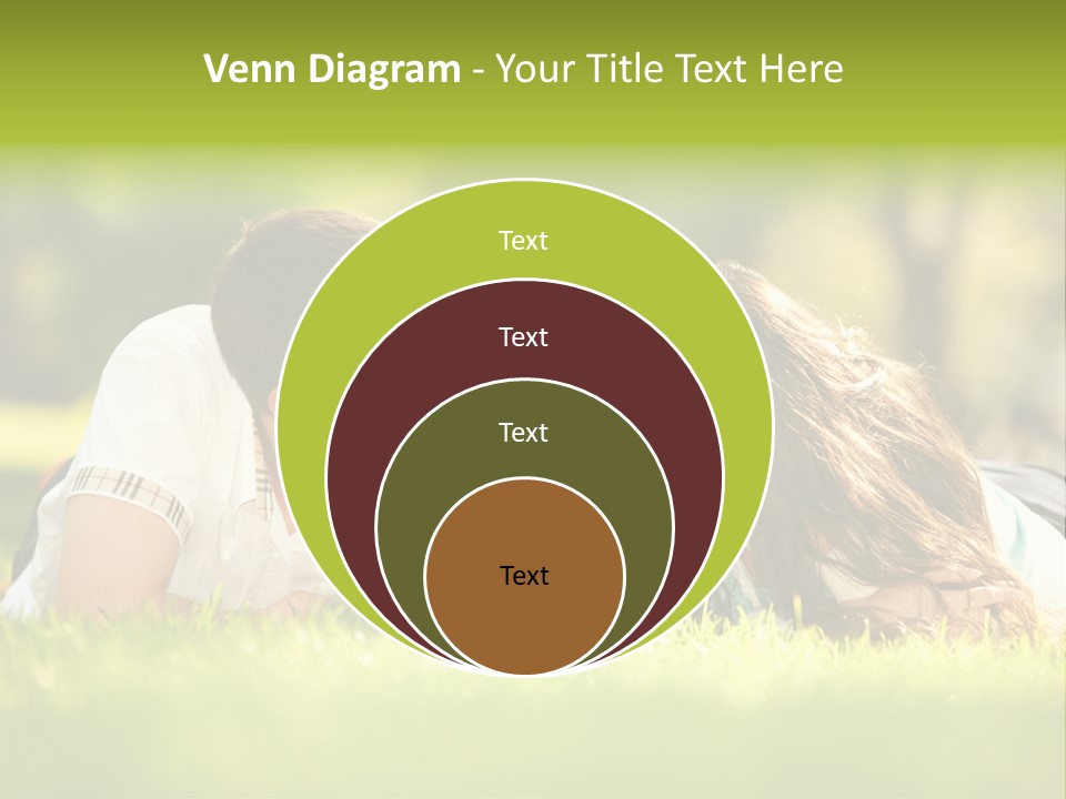 Child Green Man PowerPoint Template
