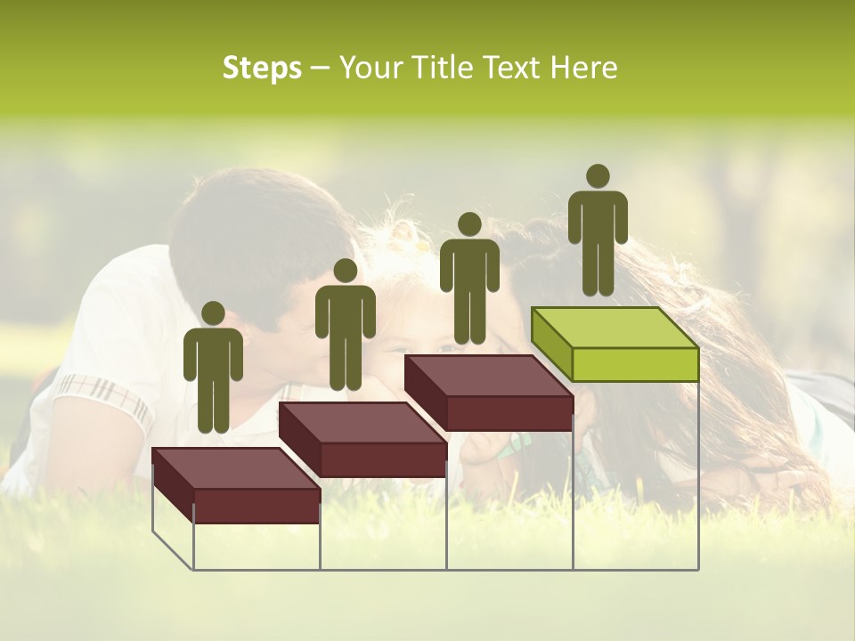 Child Green Man PowerPoint Template