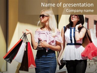 Two Clothing Buy PowerPoint Template