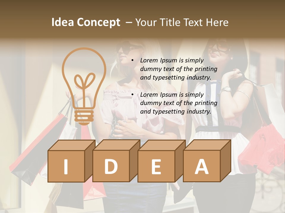 Two Clothing Buy PowerPoint Template