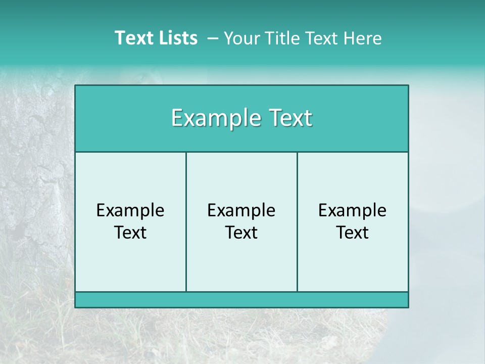 Forrest Girl Outside PowerPoint Template
