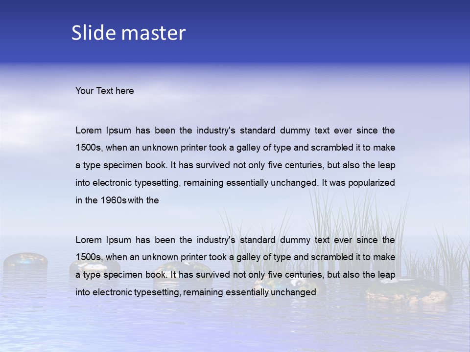 Grey Therapy Natural PowerPoint Template