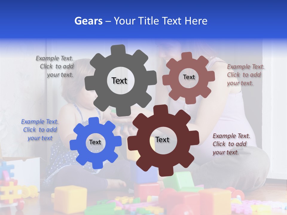 Erector Enjoyment Meccano Set PowerPoint Template