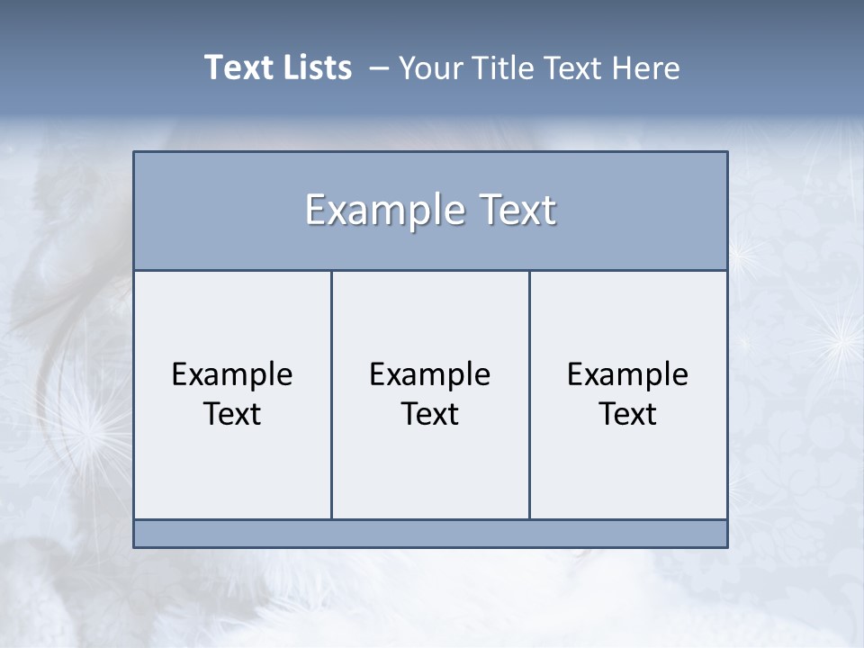 Snow Female Cute PowerPoint Template