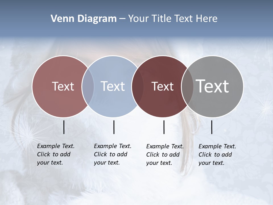 Snow Female Cute PowerPoint Template