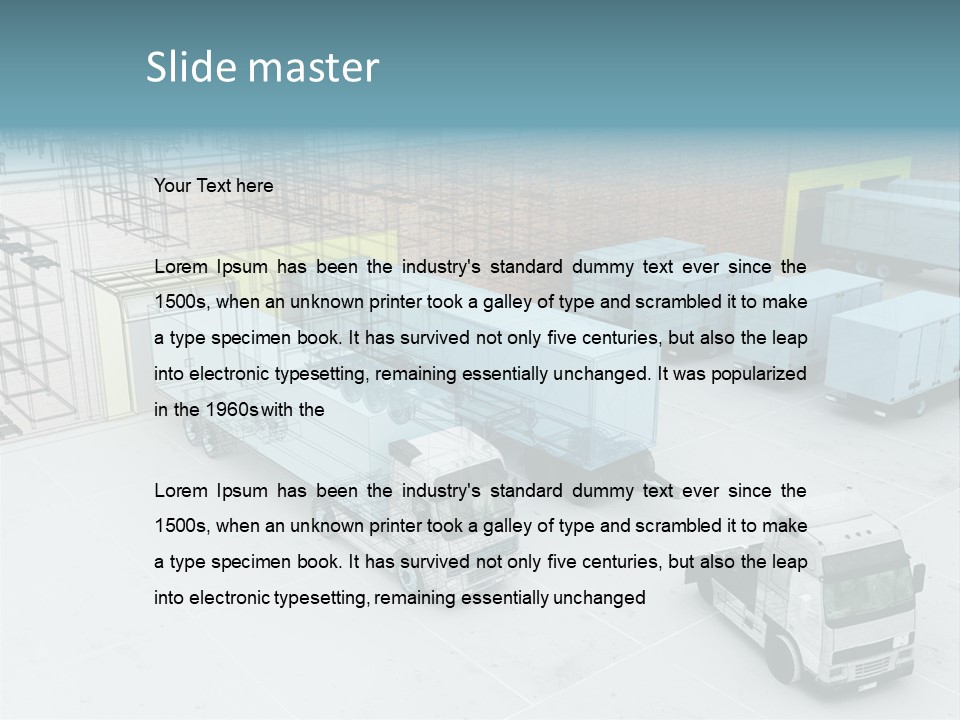 Project Shipment Design PowerPoint Template