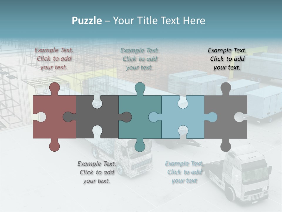 Project Shipment Design PowerPoint Template
