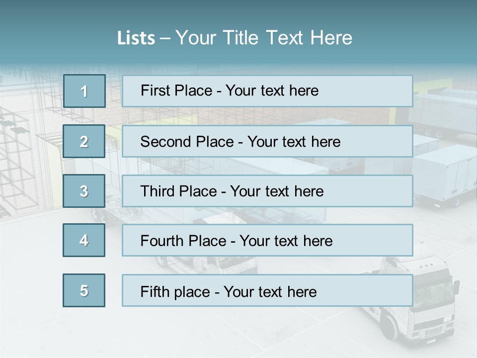 Project Shipment Design PowerPoint Template