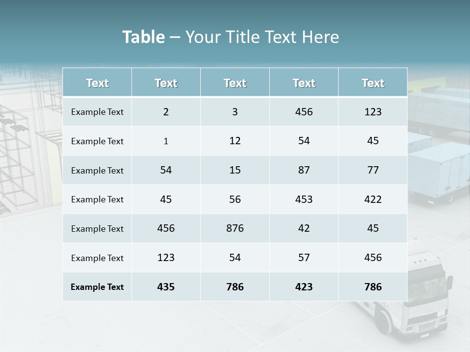 Project Shipment Design PowerPoint Template