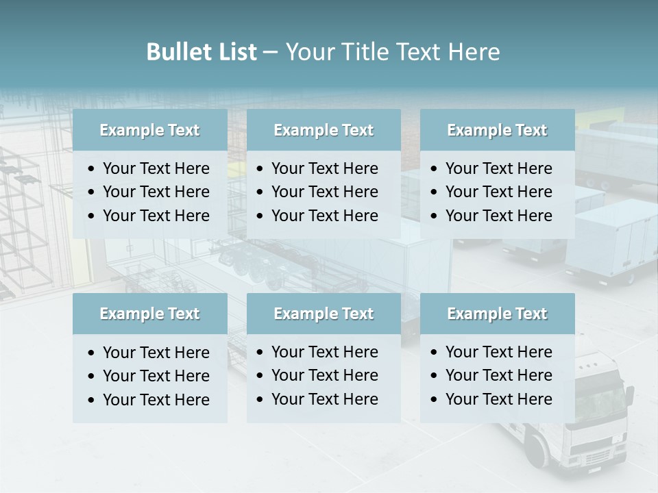 Project Shipment Design PowerPoint Template