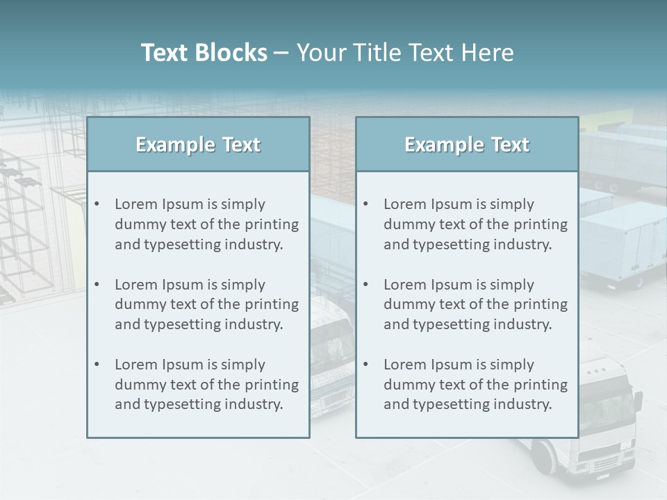 Project Shipment Design PowerPoint Template