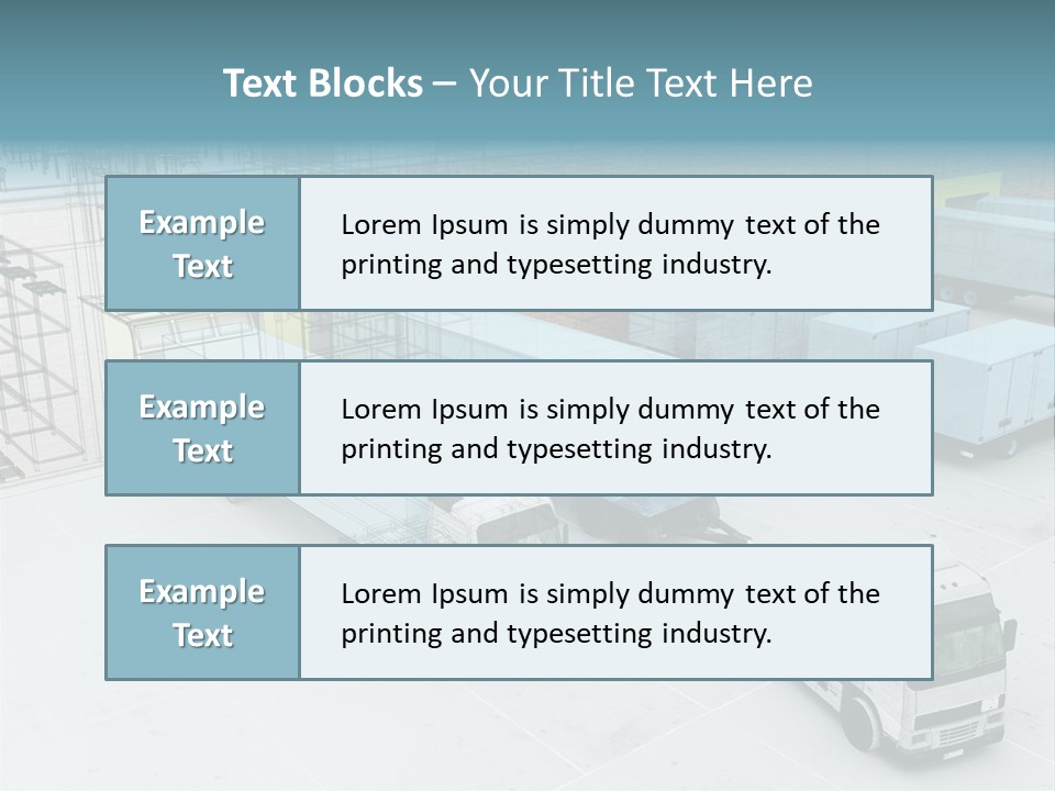 Project Shipment Design PowerPoint Template