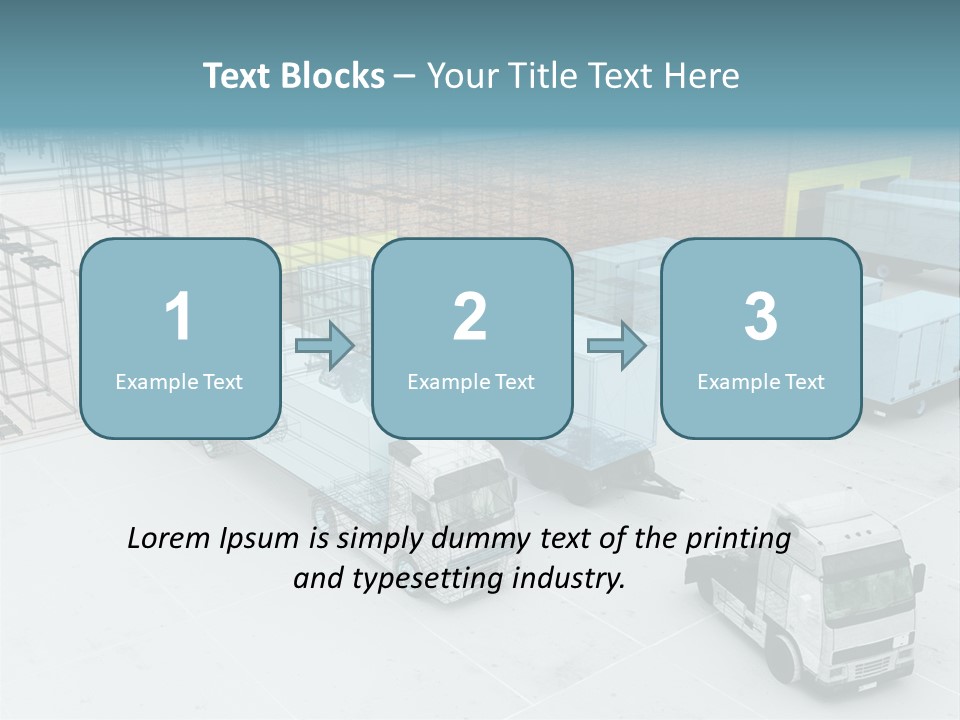 Project Shipment Design PowerPoint Template