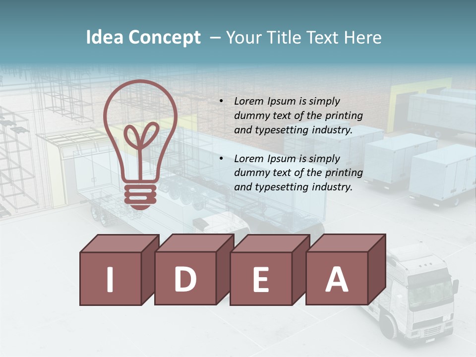 Project Shipment Design PowerPoint Template