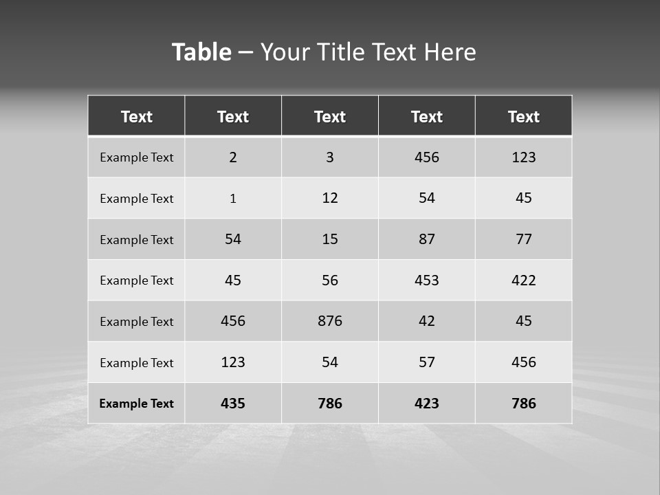 Indoor Building Concept PowerPoint Template