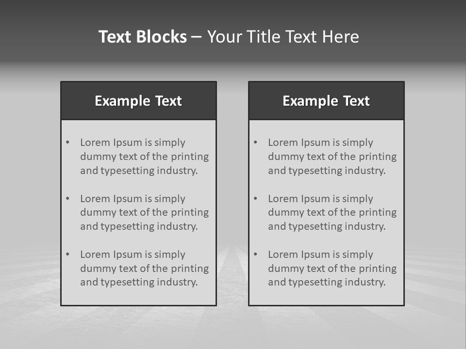 Indoor Building Concept PowerPoint Template
