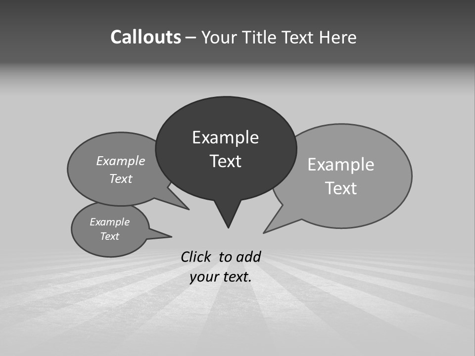 Indoor Building Concept PowerPoint Template
