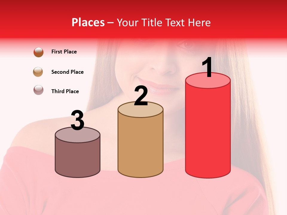 Pretty White Background Cheerful PowerPoint Template