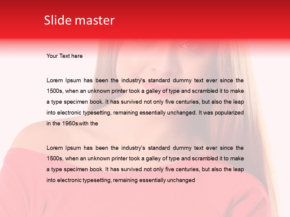 Pretty White Background Cheerful PowerPoint Template